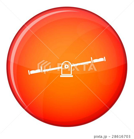 Seesaw icon, flat style Seesaw icon, flat style 28616703