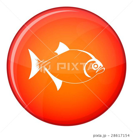 Fish icon, flat style 28617154
