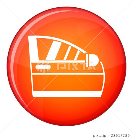 Car door icon, flat style 28617289