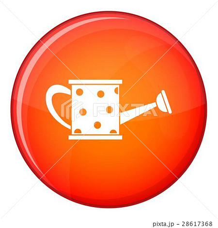 Watering can icon, flat style Watering can icon, flat style 28617368