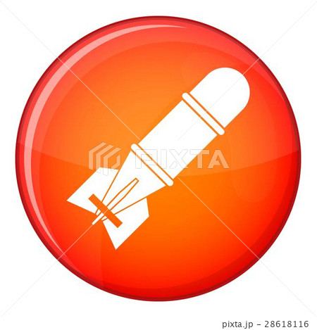 Bomb icon, flat style 28618116