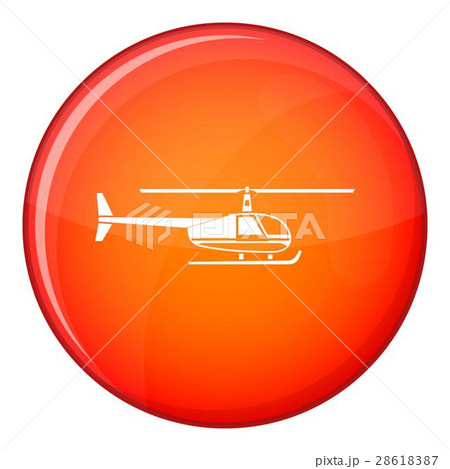 Helicopter icon, flat style Helicopter icon, flat style 28618387