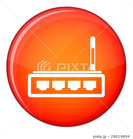 Router icon, flat style Router icon, flat style 28619894