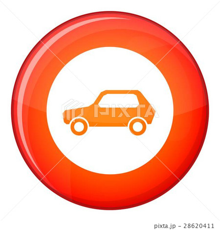 Only motor vehicles allowed road sign icon 28620411