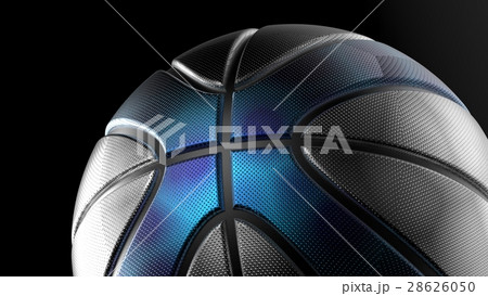 バスケットボール　3次元コンピューターCG 28626050