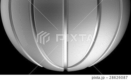 バスケットボール　3次元コンピューターCG 28626087