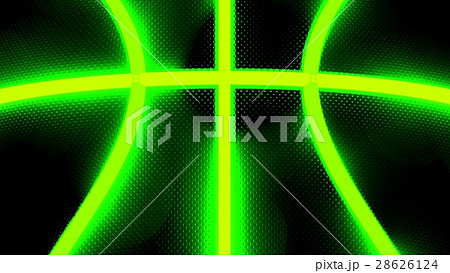 バスケットボール　3次元コンピューターCG 28626124