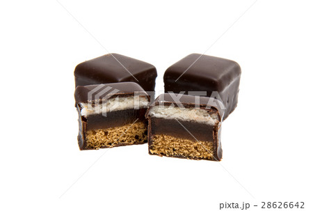 German gingerbread Cookies with chocolate glaze 28626642