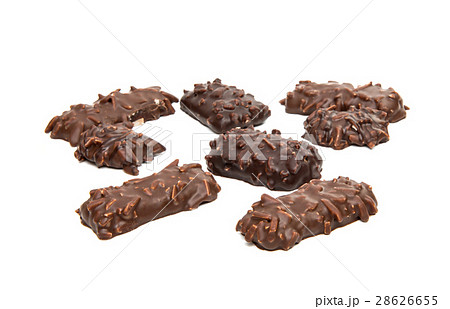 German gingerbread Cookies with chocolate glaze 28626655