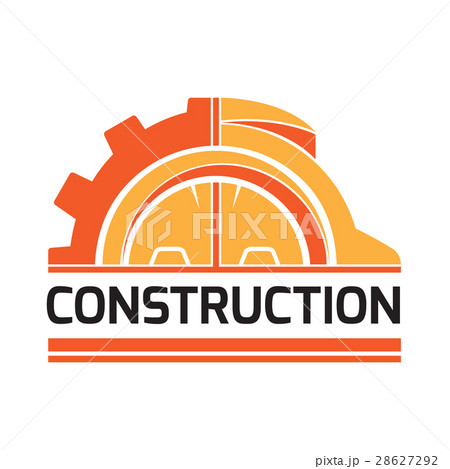 Construct building logo on white background, 28627292