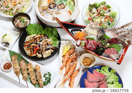 色々な料理の写真素材