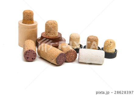 corks for bottles isolated 28628397