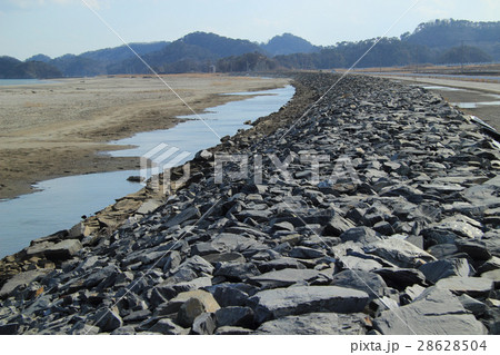 海岸堤防の復旧工事　東松島市野蒜海岸 28628504
