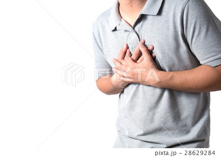 Man having heart attack Man having heart attack 28629284