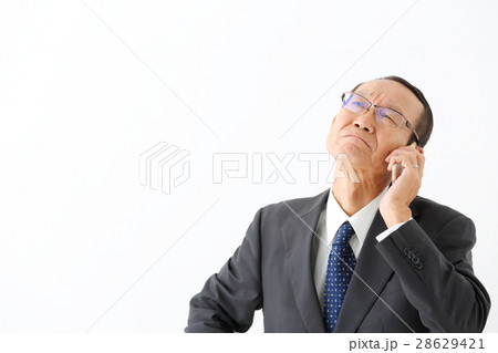 会話するビジネスマン シニア 会話するビジネスマン シニア 28629421