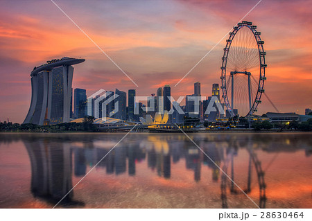 Landscape of the Singapore city 28630464