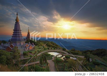 Landscape of two pagoda Landscape of two pagoda 28632408