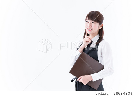 笑顔のカフェ店員 笑顔のカフェ店員 28634303