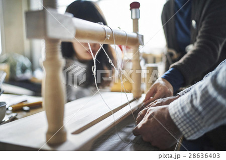 製本教室　かがり台 28636403