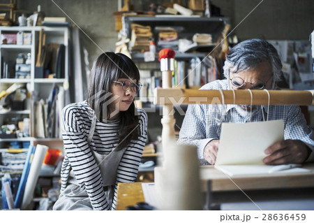 製本教室 かがり台 製本教室 かがり台 28636459