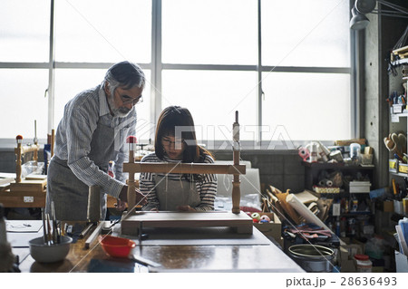 製本教室　かがり台 28636493