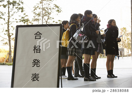 受験生　合格発表 28638088