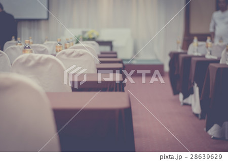 empty business seminar hall of hotel room for asia 28639629