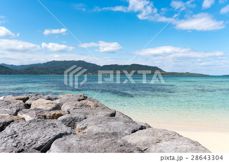 沖縄 小浜島の細崎海岸周辺の景色 沖縄 小浜島の細崎海岸周辺の景色 28643304