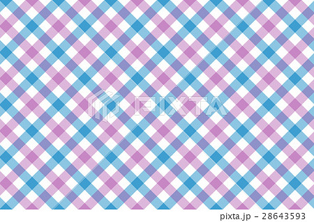 Pink blue check diagonal fabric texture background Pink blue check diagonal fabric texture background 28643593