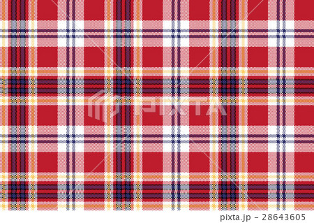 Red plaid seamless fabric texture 28643605