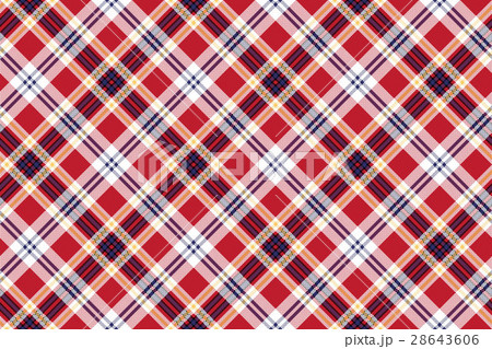 Red plaid seamless fabric texture 28643606