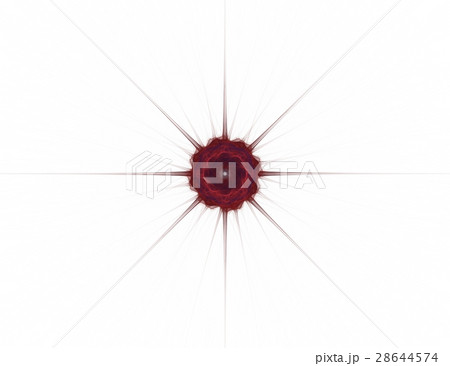 abstract aggressive fractal red black figure 28644574