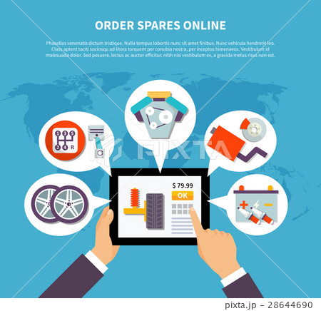 Order Spares Online Design Concept 28644690