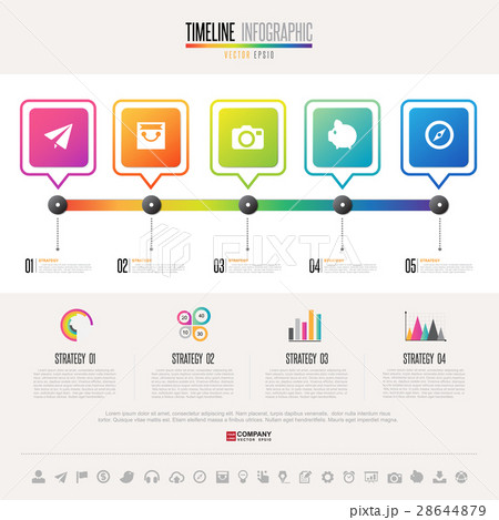Timeline Infographics Design Template 28644879
