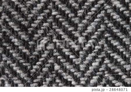 ヘリンボーンの編み目クローズアップ ヘリンボーンの編み目クローズアップ 28648071