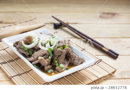 Sliced beef stir-fry Place the dish Sliced beef stir-fry Place the dish 28652778