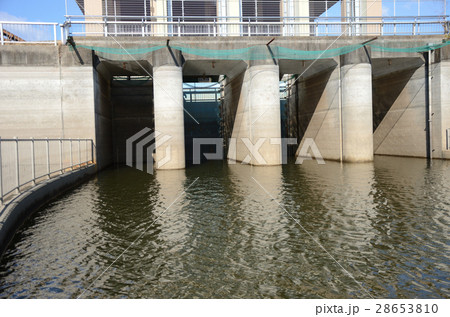 排水機場、排出口 28653810