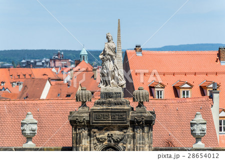 Historic sculpture at the Domplatz in Bamberg 28654012