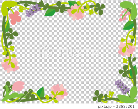 Corner decoration of flowers 28655201