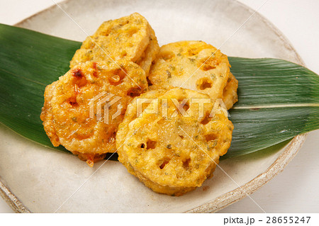 蓮根のはさみ揚げ 28655247