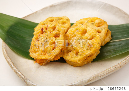 蓮根のはさみ揚げ 28655248