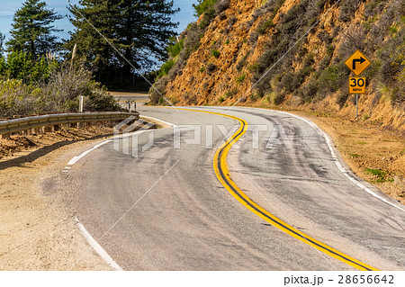Highway 1 on the pacific coast, California, USA. Highway 1 on the pacific coast, California, USA. 28656642