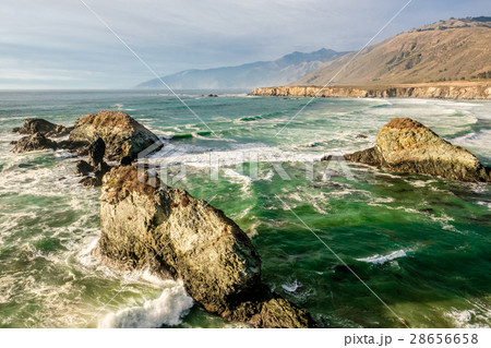 USA Pacific coast, Sand Dollar Beach, Big Sur USA Pacific coast, Sand Dollar Beach, Big Sur 28656658