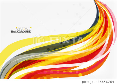 Vector geometric flowing lines abstract background 28656764