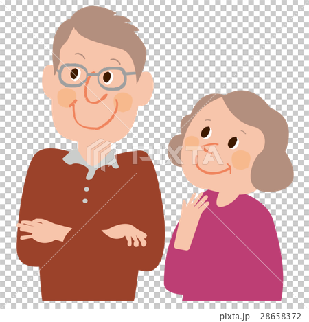 Senior couple / Waist upper / Smile 28658372