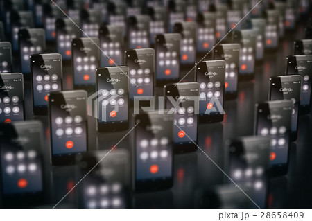 Calling smartphones. Mobile phones   28658409