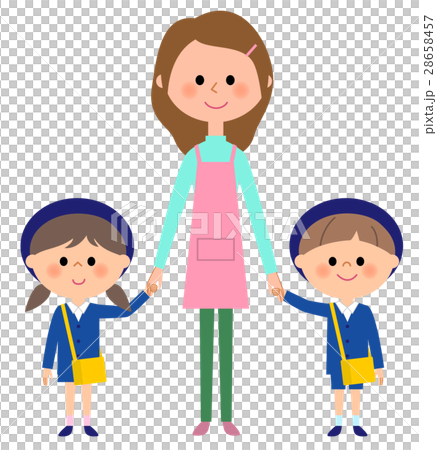 Nursery teachers and children Nursery teachers and children 28658457