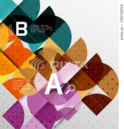Minimalistic circle geometric abstract background Minimalistic circle geometric abstract background 28658858