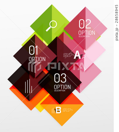 Vector square abstract background 28658945