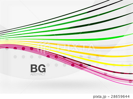 Thin lines wave abstract background Thin lines wave abstract background 28659644